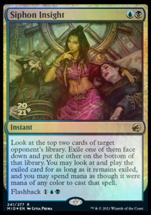 Siphon Insight [Innistrad: Midnight Hunt Prerelease Promos] | Magic Magpie