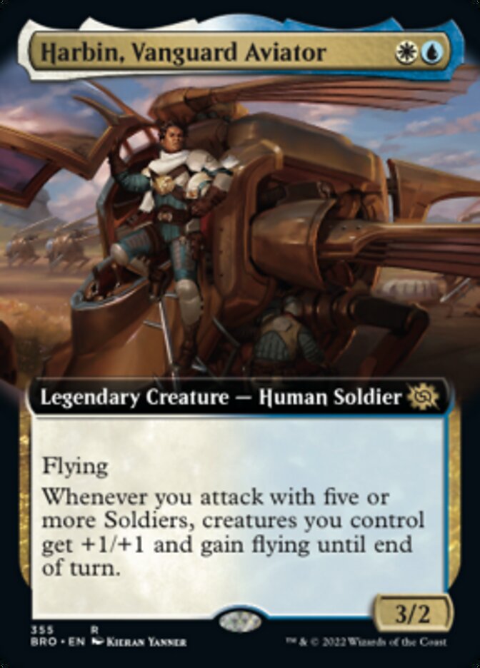 Harbin, Vanguard Aviator (Extended Art) [The Brothers' War] | Magic Magpie