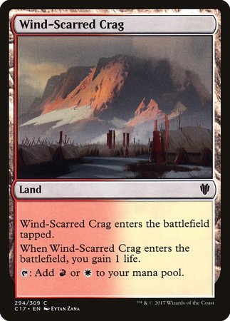Wind-Scarred Crag [Commander 2017] | Magic Magpie