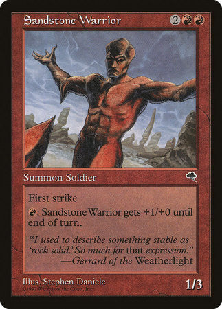 Sandstone Warrior [Tempest] | Magic Magpie