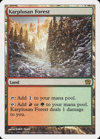 Karplusan Forest [Ninth Edition] | Magic Magpie