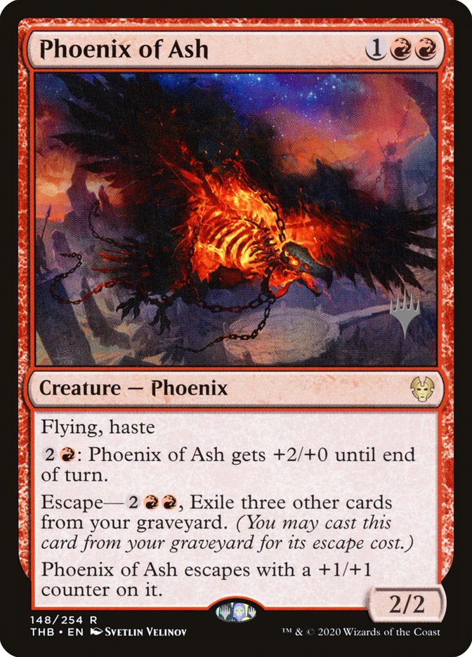 Phoenix of Ash (Promo Pack) [Theros Beyond Death Promos] | Magic Magpie