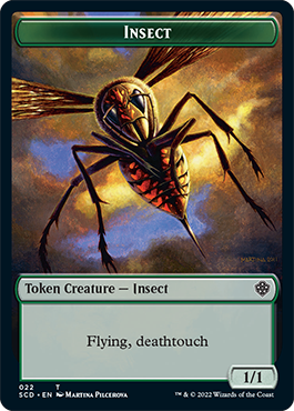 Insect // Soldier Double-Sided Token [Starter Commander Decks] | Magic Magpie