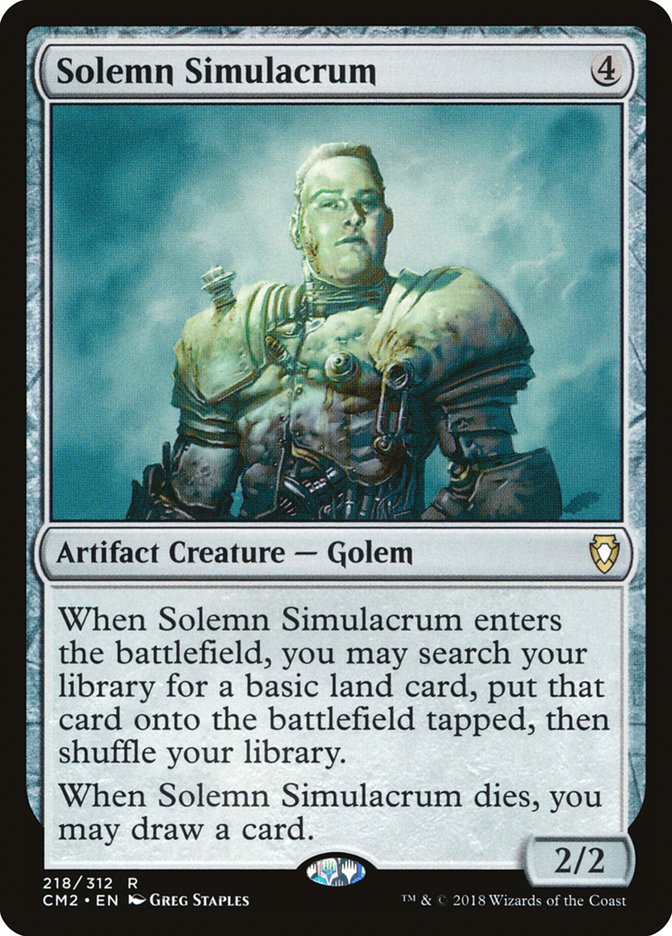 Solemn Simulacrum (218/312) [Commander Anthology Volume II] | Magic Magpie