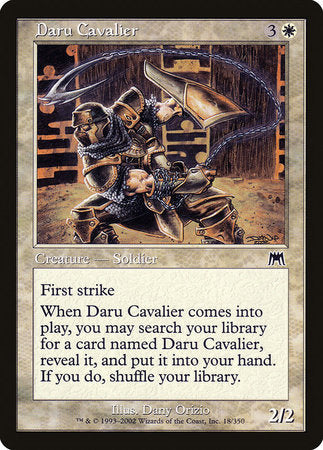 Daru Cavalier [Onslaught] | Magic Magpie