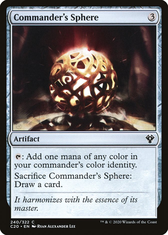 Commander's Sphere [Commander 2020] | Magic Magpie