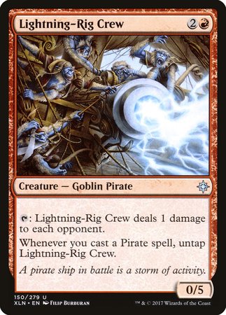 Lightning-Rig Crew [Ixalan] | Magic Magpie