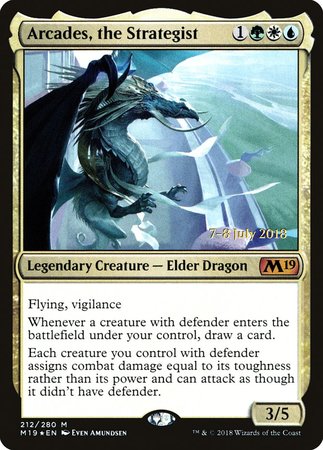 Arcades, the Strategist [Core Set 2019 Promos] | Magic Magpie