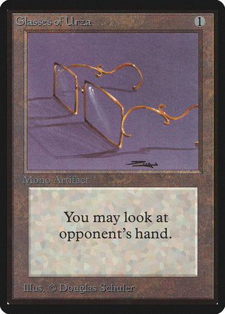 Glasses of Urza [Limited Edition Beta] | Magic Magpie