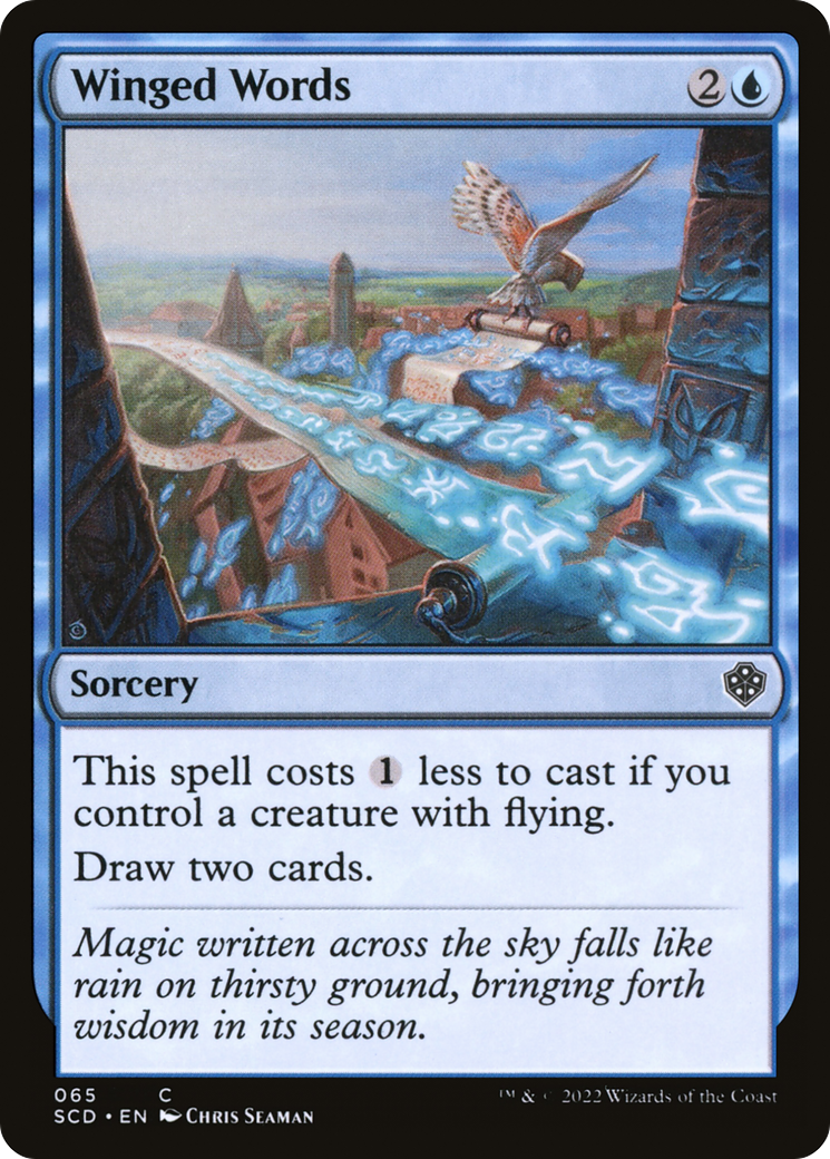 Winged Words [Starter Commander Decks] | Magic Magpie