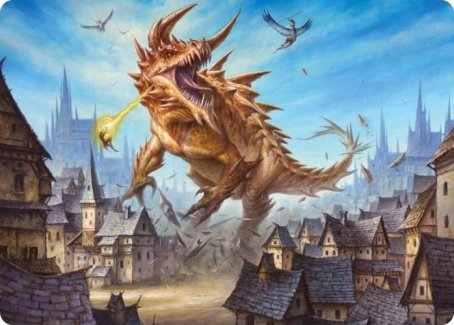 Tarrasque Art Card [Dungeons & Dragons: Adventures in the Forgotten Realms Art Series] | Magic Magpie