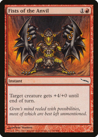 Fists of the Anvil [Mirrodin] | Magic Magpie