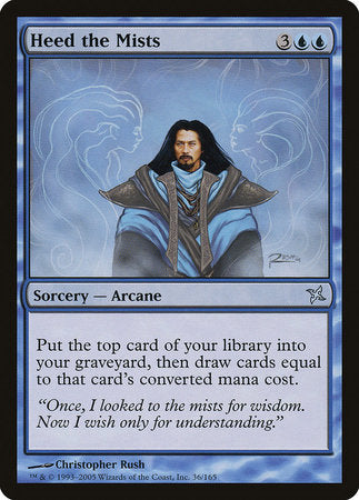 Heed the Mists [Betrayers of Kamigawa] | Magic Magpie