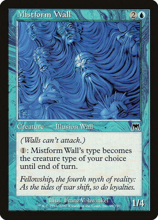 Mistform Wall [Onslaught] | Magic Magpie