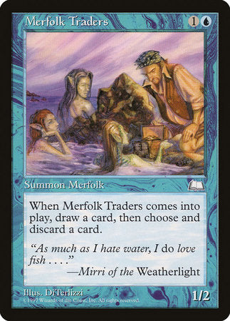 Merfolk Traders [Weatherlight] | Magic Magpie