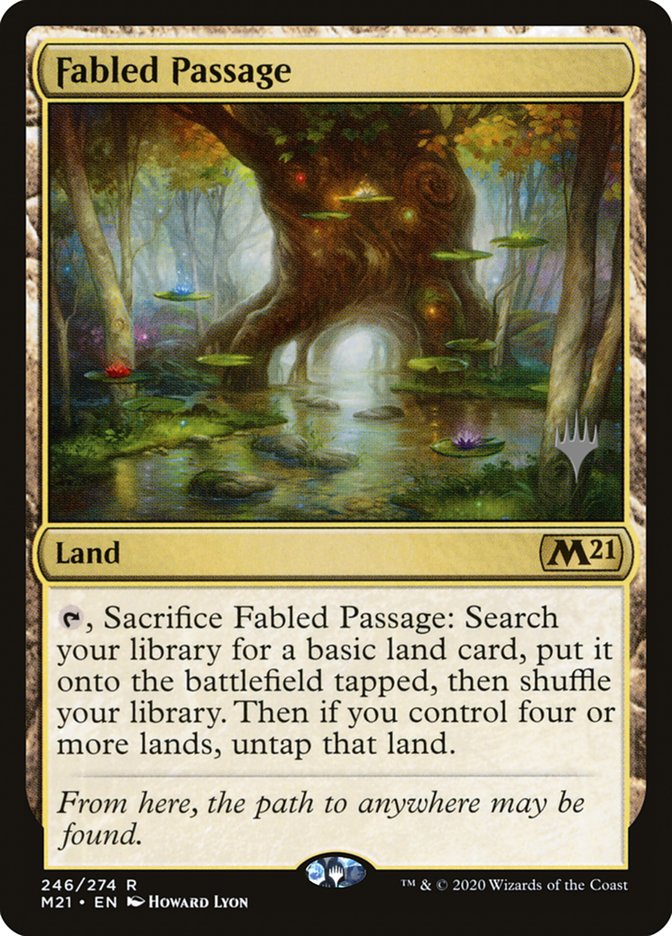 Fabled Passage (Promo Pack) [Core Set 2021 Promos] | Magic Magpie