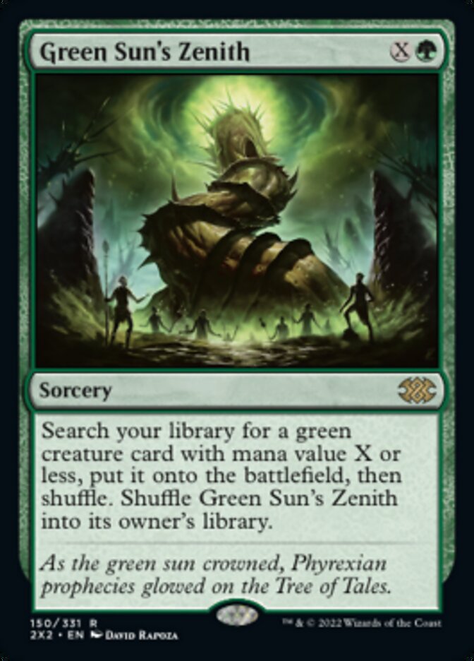 Green Sun's Zenith [Double Masters 2022] | Magic Magpie