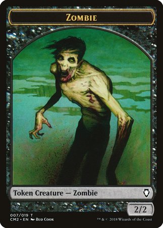 Zombie Token [Commander Anthology Volume II Tokens] | Magic Magpie