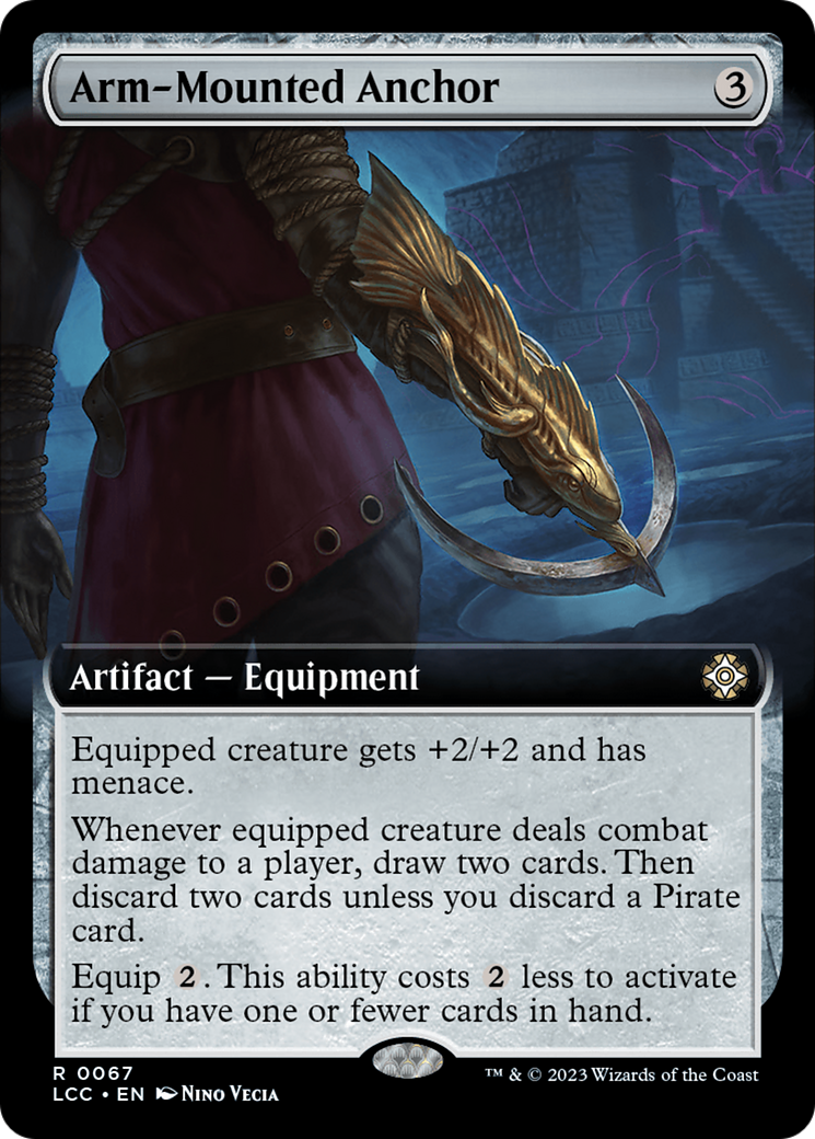 Arm-Mounted Anchor (Extended Art) [The Lost Caverns of Ixalan Commander] | Magic Magpie