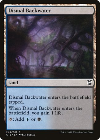 Dismal Backwater [Commander 2018] | Magic Magpie