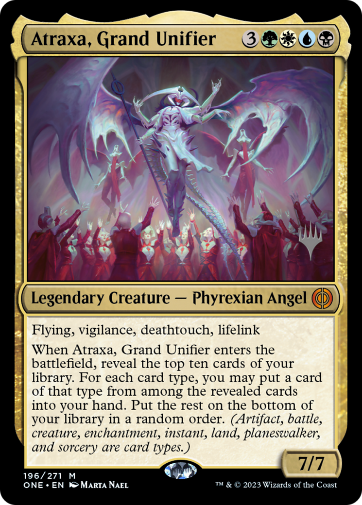 Atraxa, Grand Unifier (Promo Pack) [Phyrexia: All Will Be One Promos] | Magic Magpie