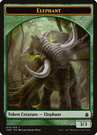 Elephant Token (010) [Commander Anthology Tokens] | Magic Magpie