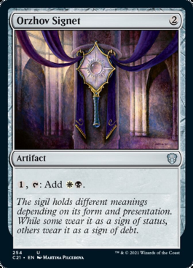 Orzhov Signet [Commander 2021] | Magic Magpie