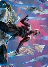 Behold the Multiverse Art Card (Gold-Stamped Signature) [Kaldheim: Art Series] | Magic Magpie