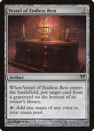 Vessel of Endless Rest [Avacyn Restored] | Magic Magpie