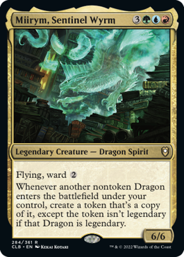 Miirym, Sentinel Wyrm [Commander Legends: Battle for Baldur's Gate] | Magic Magpie