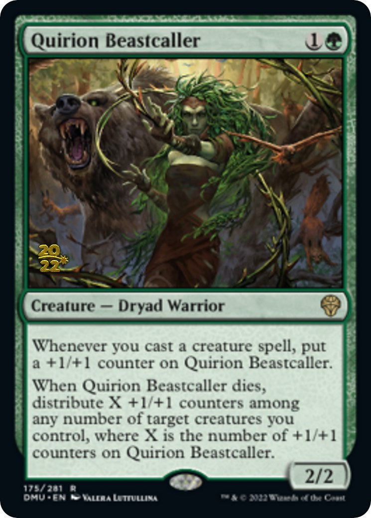 Quirion Beastcaller [Dominaria United Prerelease Promos] | Magic Magpie