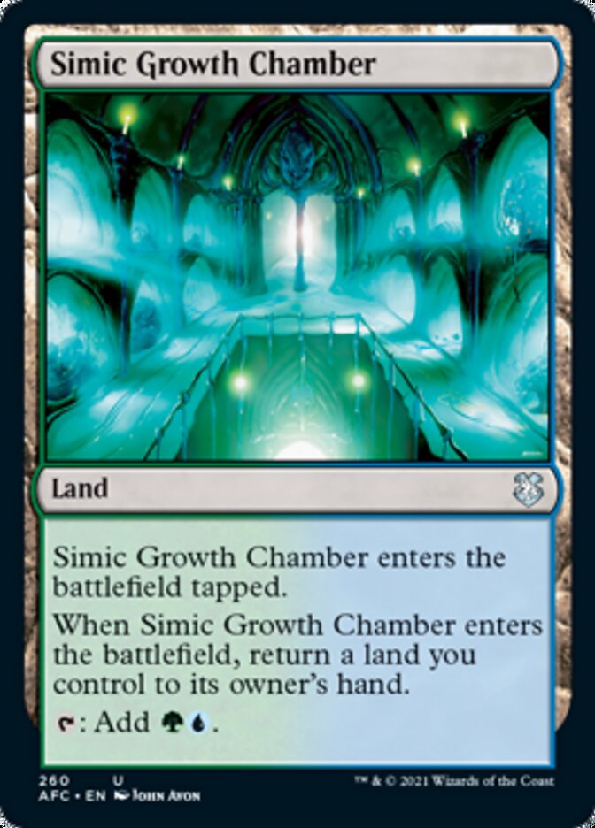 Simic Growth Chamber [Dungeons & Dragons: Adventures in the Forgotten Realms Commander] | Magic Magpie