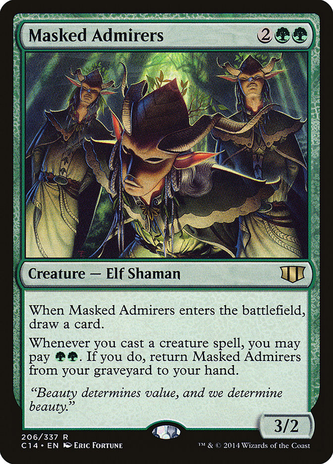 Masked Admirers [Commander 2014] | Magic Magpie