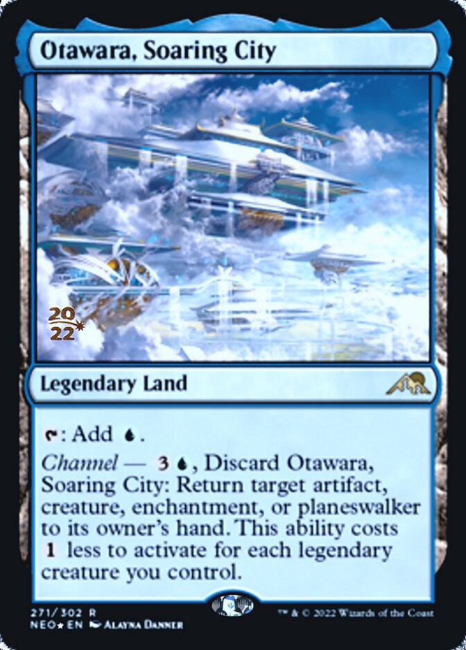 Otawara, Soaring City [Kamigawa: Neon Dynasty Prerelease Promos] | Magic Magpie