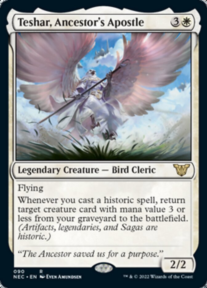 Teshar, Ancestor's Apostle [Kamigawa: Neon Dynasty Commander] | Magic Magpie