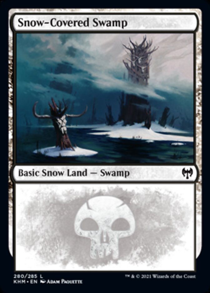 Snow-Covered Swamp (280) [Kaldheim] | Magic Magpie
