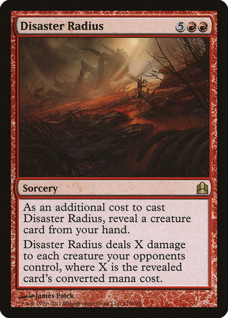 Disaster Radius [Commander 2011] | Magic Magpie