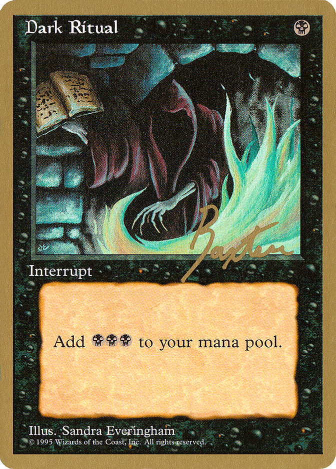Dark Ritual (George Baxter) [Pro Tour Collector Set] | Magic Magpie
