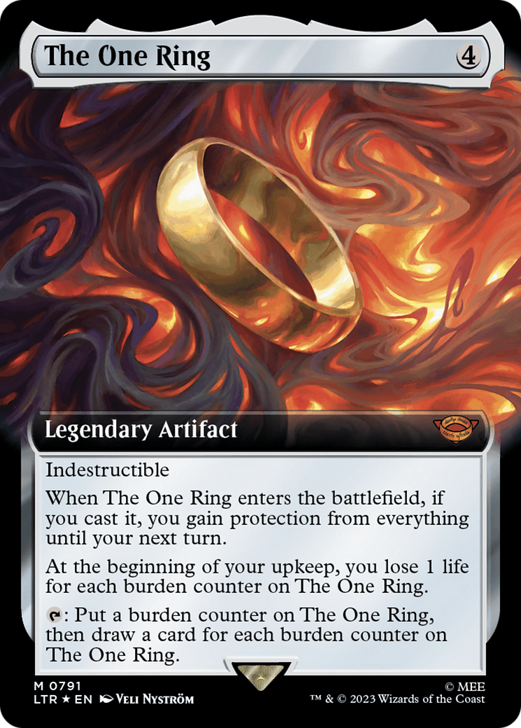 The One Ring (Extended Art) (Surge Foil) [The Lord of the Rings: Tales of Middle-Earth] | Magic Magpie