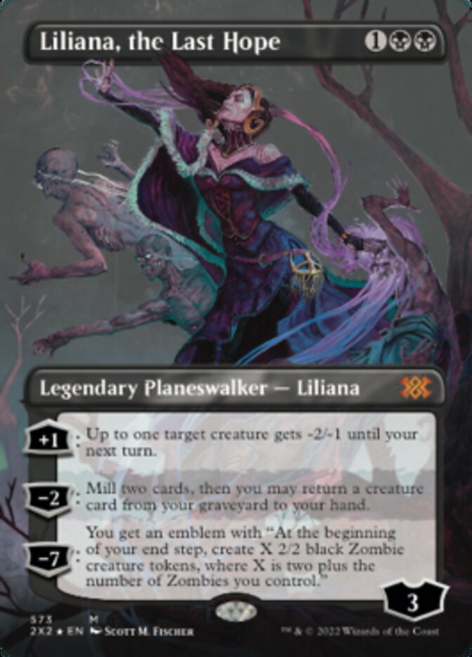 Liliana, the Last Hope (Textured Foil) [Double Masters 2022] | Magic Magpie