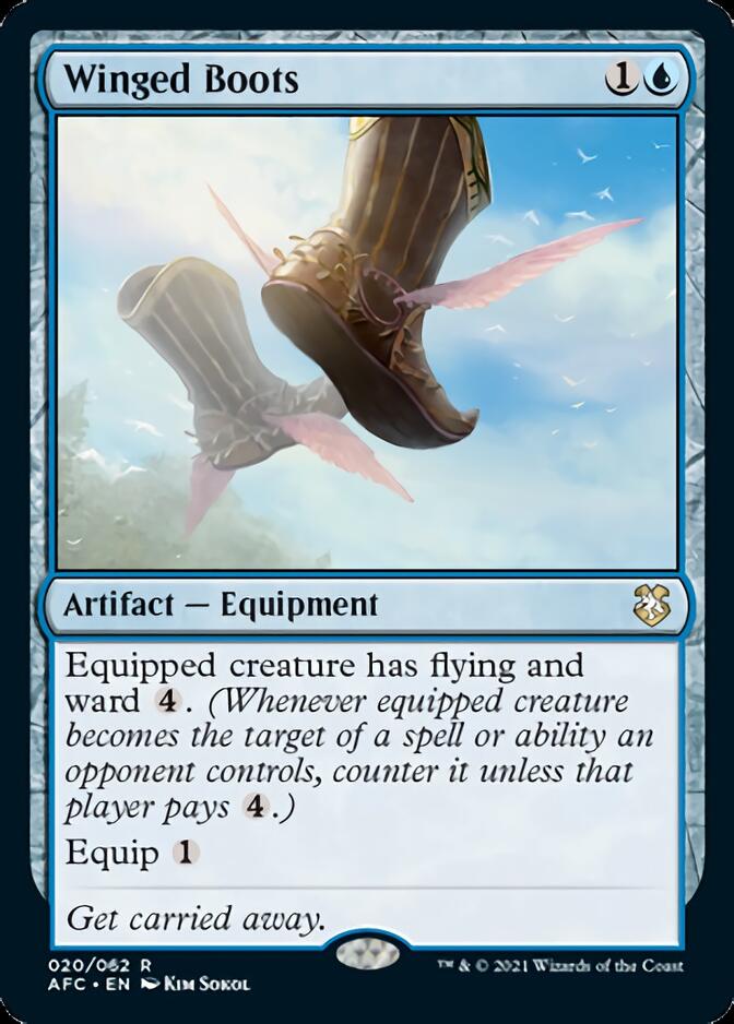 Winged Boots [Dungeons & Dragons: Adventures in the Forgotten Realms Commander] | Magic Magpie