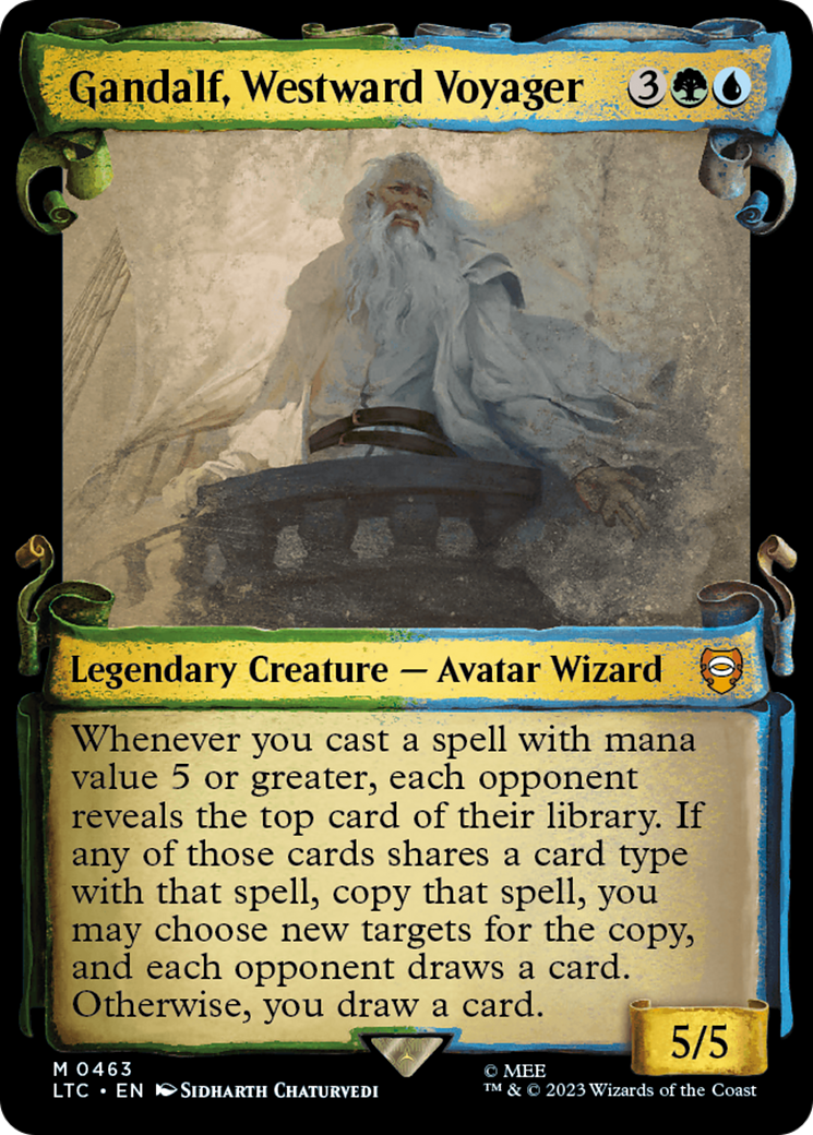 Gandalf, Westward Voyager [The Lord of the Rings: Tales of Middle-Earth Commander Showcase Scrolls] | Magic Magpie