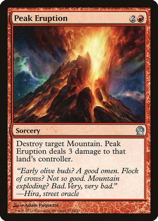 Peak Eruption [Theros] | Magic Magpie