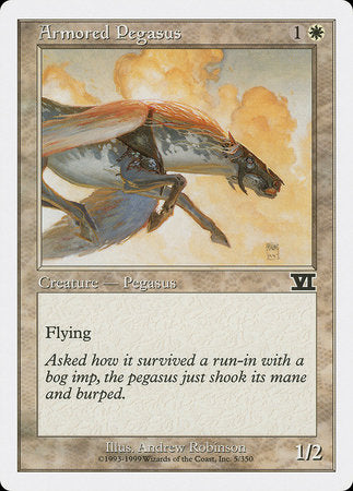 Armored Pegasus [Classic Sixth Edition] | Magic Magpie