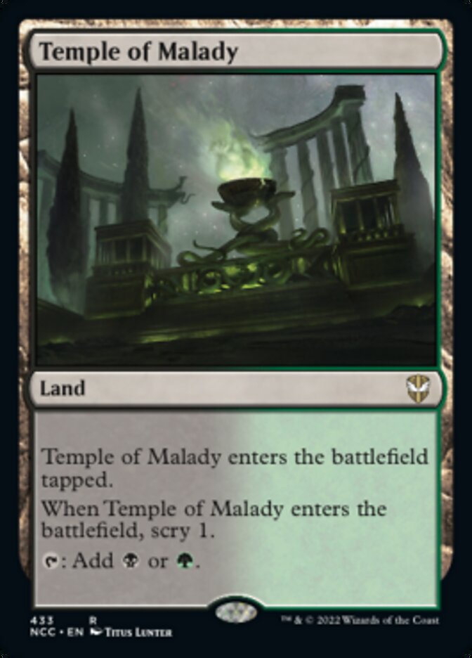 Temple of Malady [Streets of New Capenna Commander] | Magic Magpie