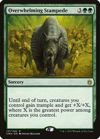 Overwhelming Stampede [Commander Anthology] | Magic Magpie