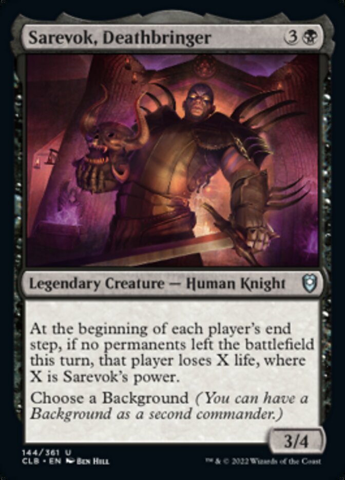 Sarevok, Deathbringer [Commander Legends: Battle for Baldur's Gate] | Magic Magpie