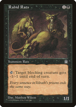 Rabid Rats [Stronghold] | Magic Magpie