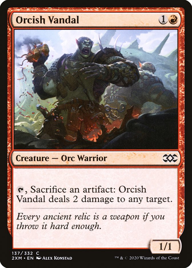 Orcish Vandal [Double Masters] | Magic Magpie