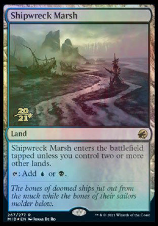 Shipwreck Marsh [Innistrad: Midnight Hunt Prerelease Promos] | Magic Magpie
